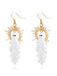 Halloween Ghost Sunburst Drop Earrings - vintage fashion, retro style