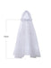 Halloween Retro Gothic Tulle Hooded Cape Cloak — 1950s sophistication that wraps her in quiet power