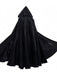 Halloween Solid Tie Hooded Cape Cloak - vintage fashion, retro style