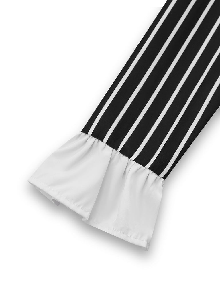 Black 1940s Striped The Nightmare Before Christmas Suit