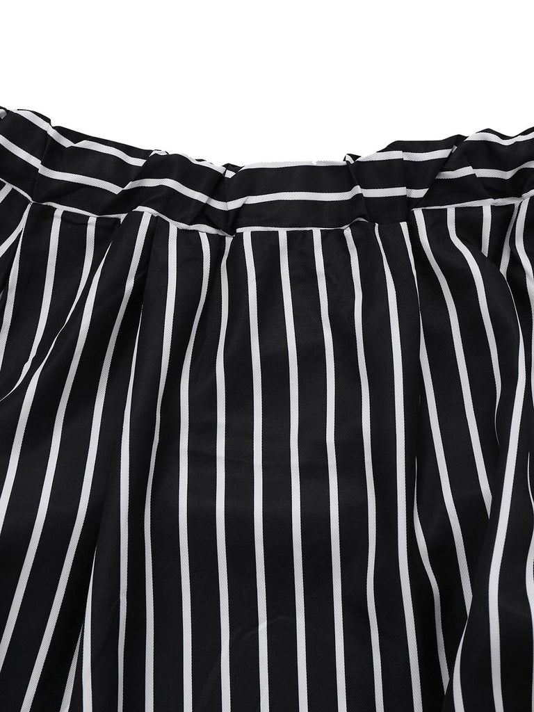 Black 1940s Striped The Nightmare Before Christmas Suit
