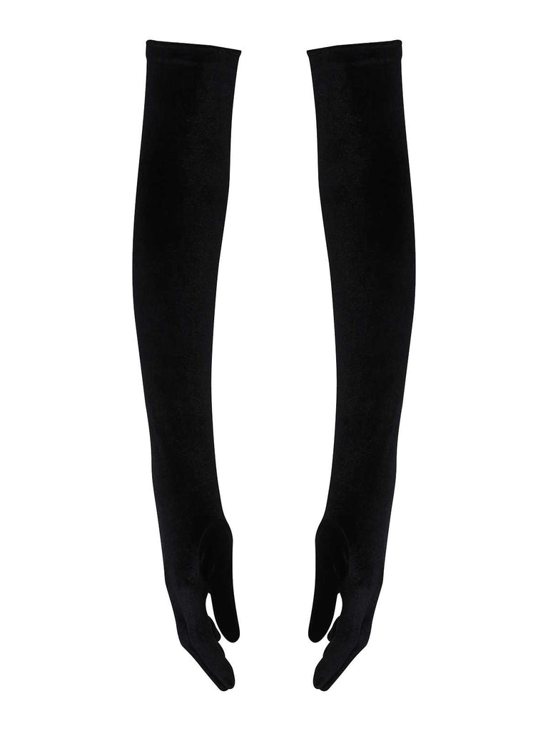 1970s Christmas Velvet Faux Fur Trim Halter Romper Set