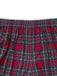 Red 1940s Christmas Plaid Pajama Set