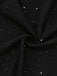 [Pre-Sale] Black 1930s Sparkly Cutout Jumpsuit with Cape
