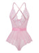 1970s Slip Floral Lace Bow Nightgown