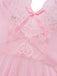 1970s Slip Floral Lace Bow Nightgown