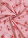 Multicolor 1930s Quilt Floral Print Ruffled Strap Dress