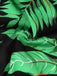1950s Halter Tropical Palm-Leaf Romper