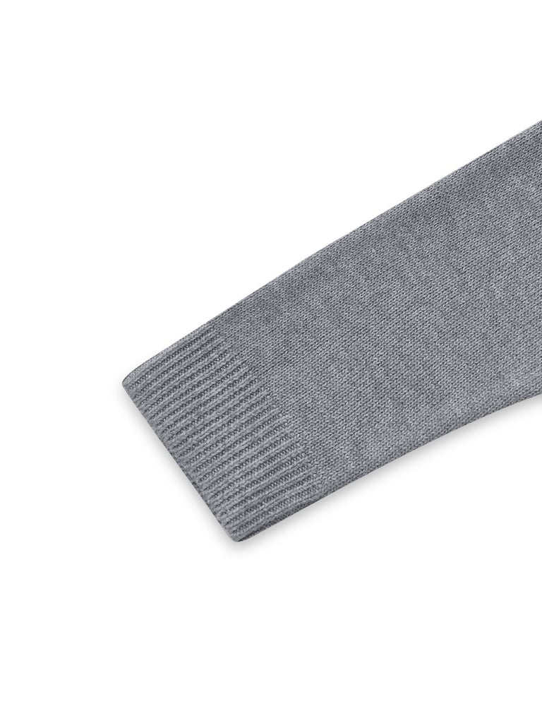 2PCS 1960s Knit Turtleneck Sweater & Pleated Skirt