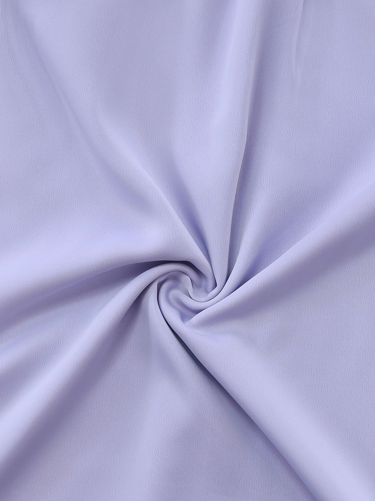 1960s Square-Neck Puff-Sleeve Smocked Stretch Mini Dress