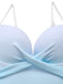 Light Blue 1940s Bow Spaghetti Strap One-Piece Swimsuit