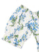 Green 1940s Floral Bow Tie Dress
