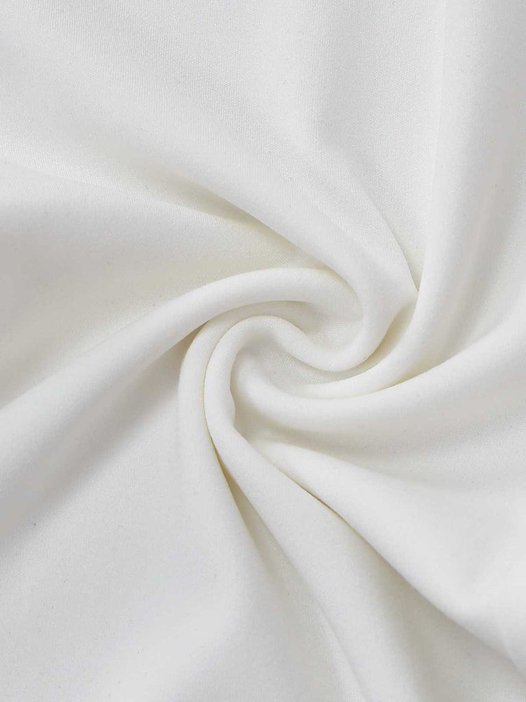 1960s Strapless Embroidered Corset Jumpsuit