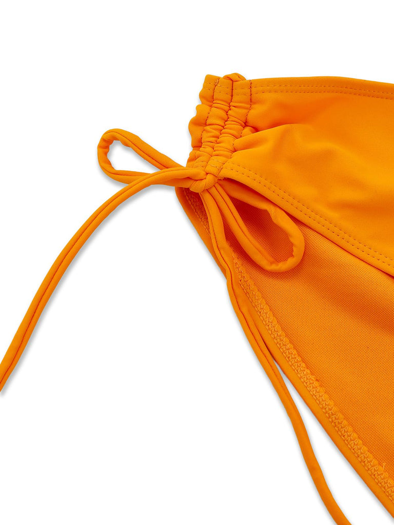 1950s V-Neck Floral Patchwork Tankini Set