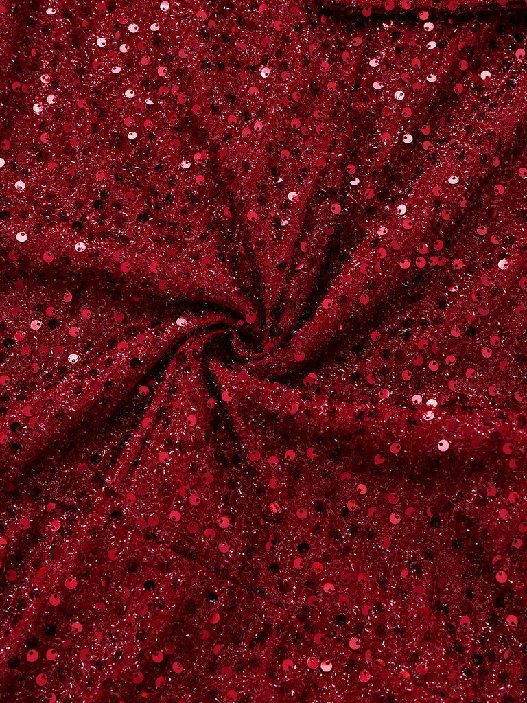 1930s Sequin Bow Maxi Mermaid Dress