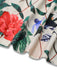 1940s V-Neck Floral Ruched Sleeveless Dress