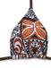 3PCS 1970s Tribal Print Triangle-Strap Bikini Set & Cover-Up