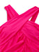 1940s Solid Knot Wrapped One-Piece Swimsuit