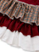 1950s Red Riding Halloween Costume Dress With Cape