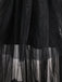 Black 1980s Mesh Bow Dress