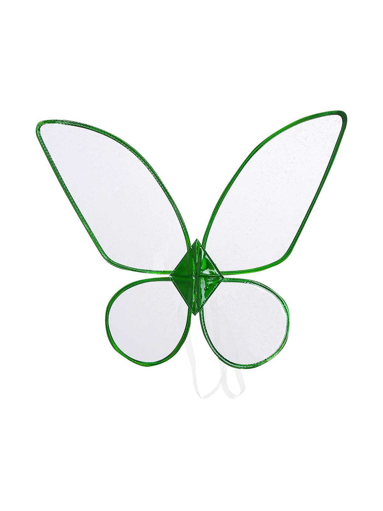 1970s Sparkling Green Fairy Costume Dress With Wings