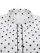 1950s Polka Dot Belted Sleeveless Shirt Dress