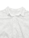 White 1950s Cotton Embroidery Flower Lapel Blouse