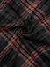 Brown 1930s Scottish Plaid Suspender V-Neck Maxi Dress