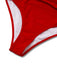 Red 1930s Ruched Halter Hollow One-Piece Swimsuit