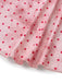 Pink 1940s Satin Polka Dot Lace Trim Backless Nightdress