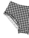 Black 1930s Houndstooth Lace-Up Bikini Set