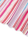 Pink 1940s Rainbow Striped Tube Dress