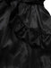 1980s Gothic Cross Velvet 3D Roses Dress With Headband