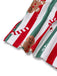 1950s Christmas Gingerbread Candy Cane Pajama Set