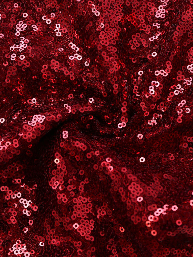 1970s Chain Strap Sequined Disco Jumpsuit