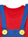 1970s Mario Suspender Dress Set with Hat