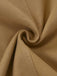 Khaki 1940s Lapel Double-Breasted Belted Coat - vintage fashion, retro style