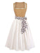 Khaki 1950s Vintage Classic Dress 3