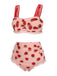 Lace Strawberry Cami Tankini Set — because vintage glamour never goes out of style
