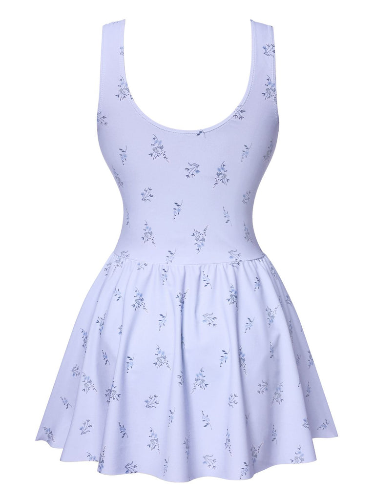 1940s Floral Button Swim Dress | 1940s | vintage dress, retro fashion