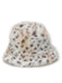 Leopard Faux Fur Bucket Hat - vintage fashion, retro style