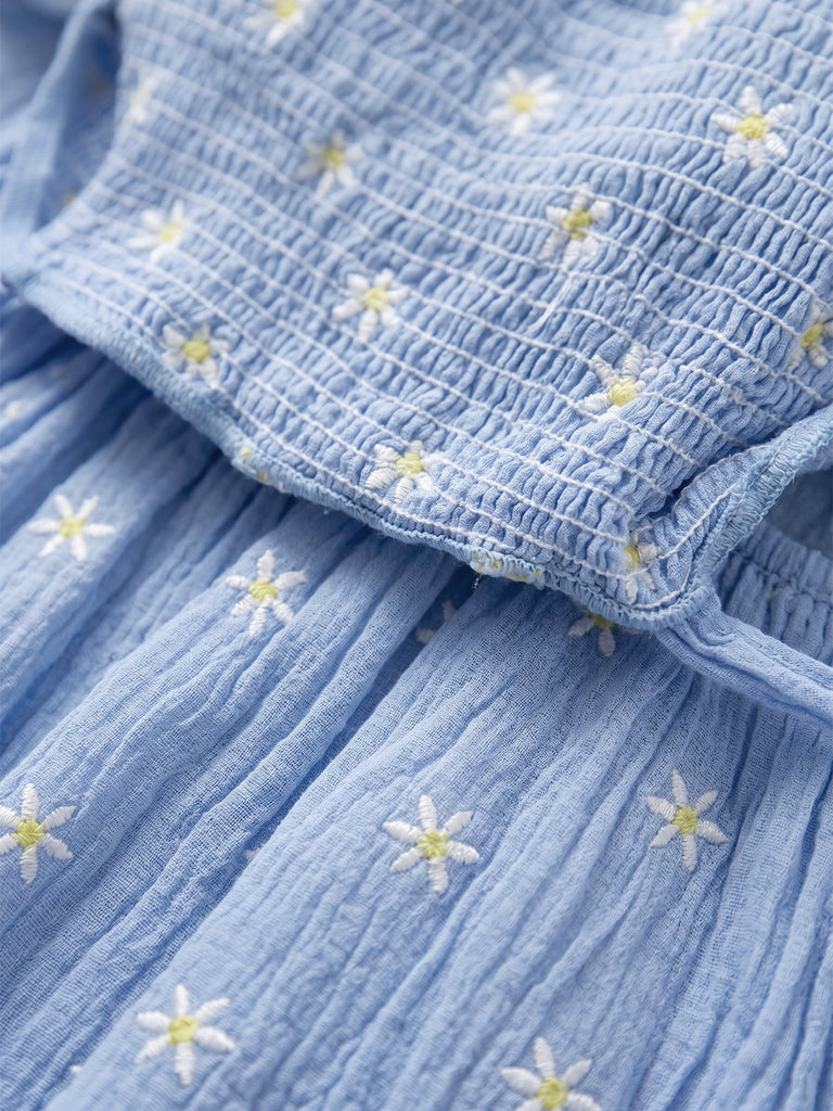 Light Blue 1950s Cami Vintage Classic Dress 4