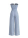Light-Blue-1950s-Strapless-Tie-Front-Stripe-Jumpsuit, vintage, retro, romper