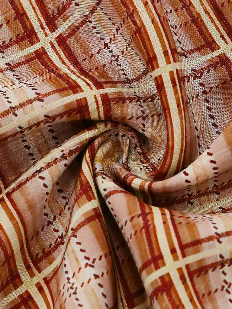 Light Brown 1960s Ruffle Plaid Lemon Pencil Dress: beautiful vintage dress, retro fashion, elegant style with timeless appeal
