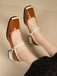 Mary Jane Patent Leather Chunky Heel Shoes — vintage vintage charm for her modern wardrobe