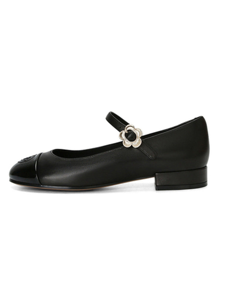 Mary Jane Thick Heel Leather Shoes — vintage vintage charm for her modern wardrobe