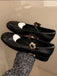 Mary Jane Thick Heel Leather Shoes — vintage style that transcends decades