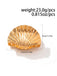 Metallic Alloy Shell Small Hairpin - vintage fashion, retro style