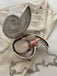 Metallic Seashell Clutch Chain Bag - vintage fashion, retro style