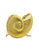 Metallic Seashell Clutch Chain Bag - vintage fashion, retro style
